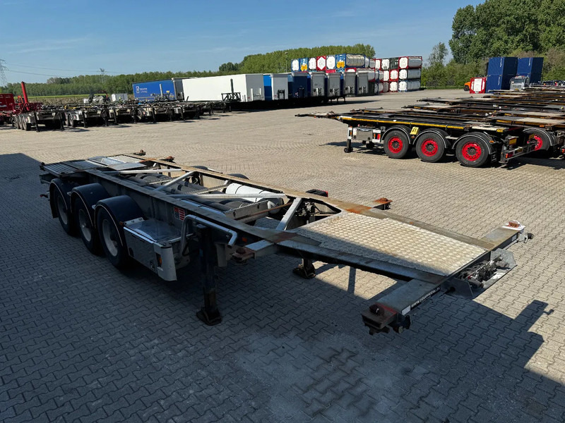 Container/ Wechselfahrgestell Auflieger Van Hool 20FT/30FT, ADR (EX/II, EX/III, FL, AT), BPW + drum, ALCOA, galvanized, liftaxle, NL-Chassis, 80% tyres: das Bild 18
