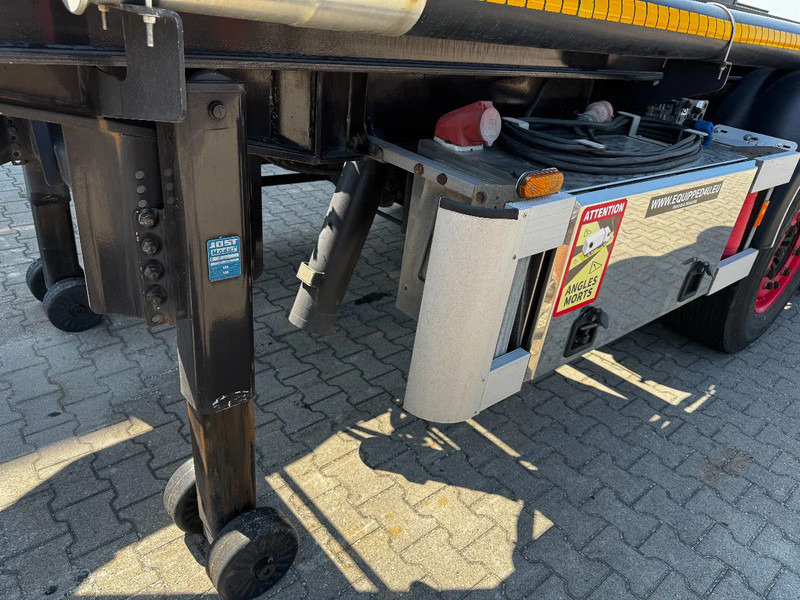 Container/ Wechselfahrgestell Auflieger Van Hool 20FT, 66°/380V Tipping-chassis, ADR (EX/II, EX/III, FL, OX, AT), SAF, 2 liftaxles: das Bild 10