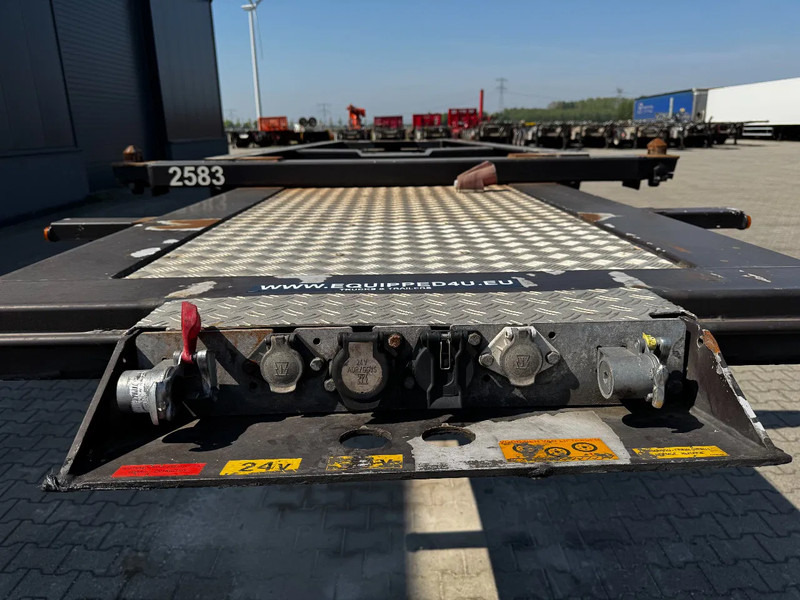Container/ Wechselfahrgestell Auflieger Van Hool 20FT, 66°/380V Tipping-chassis, ADR (EX/II, EX/III, FL, OX, AT), SAF, 2 liftaxles: das Bild 7