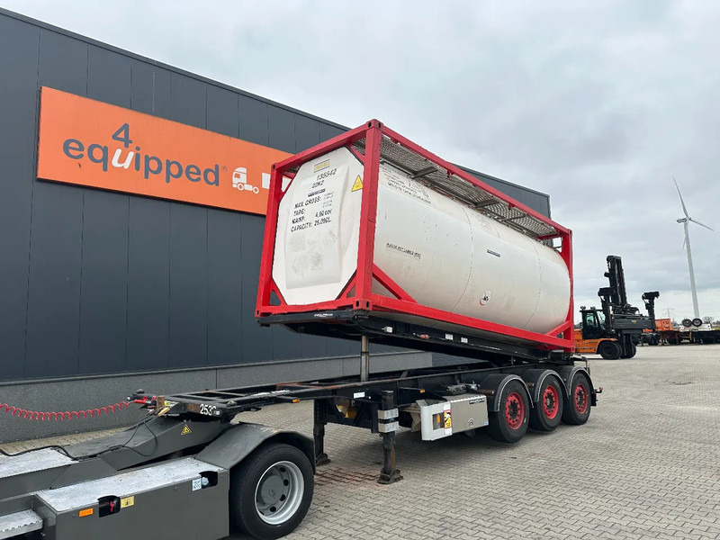 Van Hool 20FT Tipping-chassis, ADR (EX/II, EX/III, FL, AT, OX), SAF, 2 liftaxles, APK/ADR: 06-2026 - Container/ Wechselfahrgestell Auflieger: das Bild 1 Van Hool 20FT Tipping-chassis, ADR (EX/II, EX/III, FL, AT, OX), SAF, 2 liftaxles, APK/ADR: 06-2026 - Container/ Wechselfahrgestell Auflieger: das Bild 1