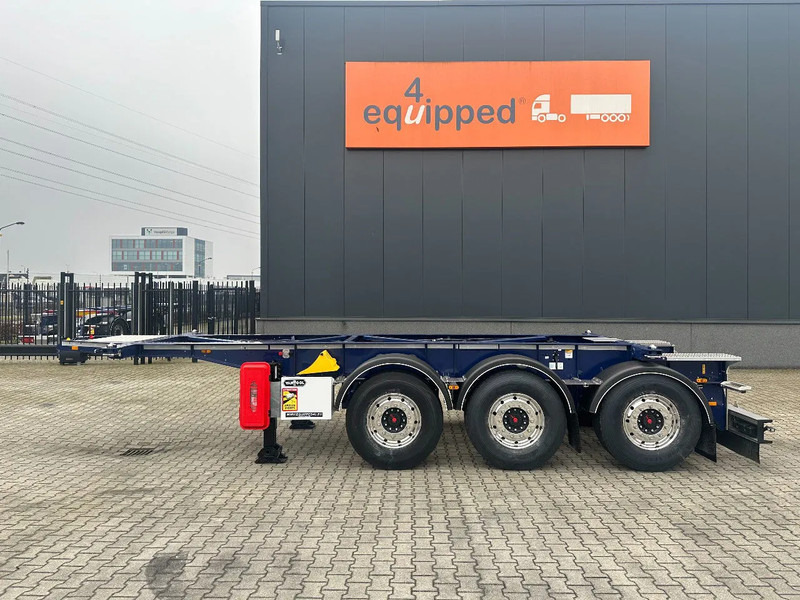 Van Hool NEW / DIRECT AVAILABLE 20FT ADR-CHASSIS, EMPTY WEIGHT: 3.300KG, DISCBRAKES, 3x available, ALU WHEELS - Container/ Wechselfahrgestell Auflieger: das Bild 2 Van Hool NEW / DIRECT AVAILABLE 20FT ADR-CHASSIS, EMPTY WEIGHT: 3.300KG, DISCBRAKES, 3x available, ALU WHEELS - Container/ Wechselfahrgestell Auflieger: das Bild 2