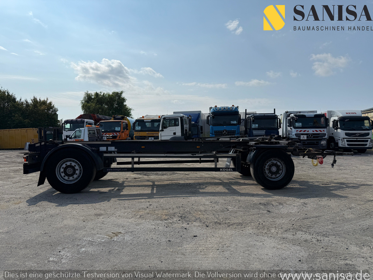 KÖGEL AW18/Wechselfahrgestell/BDF/Pneumatik - Fahrgestell Anhänger: das Bild 5 KÖGEL AW18/Wechselfahrgestell/BDF/Pneumatik - Fahrgestell Anhänger: das Bild 5