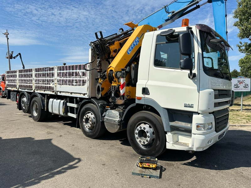 DAF CF 85.360 8x2 + CRANE (25m!) EFFER 305 6S + JIB 4S + ROTATOR - PLATORM 7m60 - LIFT + STEERING AXLE - EURO 5 - BE - Pritsche LKW, Autokran: das Bild 1 DAF CF 85.360 8x2 + CRANE (25m!) EFFER 305 6S + JIB 4S + ROTATOR - PLATORM 7m60 - LIFT + STEERING AXLE - EURO 5 - BE - Pritsche LKW, Autokran: das Bild 1