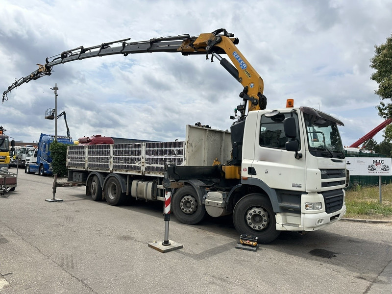 DAF CF 85.360 8x2 + KRAN (25m!) EFFER 305 6S + JIB 4S + ROTATOR - PLATORM 7m60 - LIFT + STEERING AXLE - EURO 5 - BE - Pritsche LKW, Autokran: das Bild 2 DAF CF 85.360 8x2 + KRAN (25m!) EFFER 305 6S + JIB 4S + ROTATOR - PLATORM 7m60 - LIFT + STEERING AXLE - EURO 5 - BE - Pritsche LKW, Autokran: das Bild 2