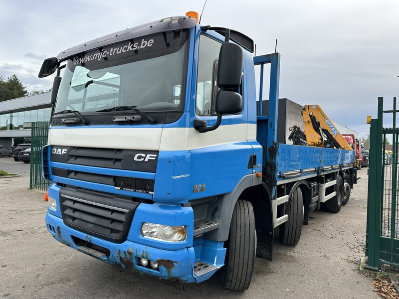 DAF CF 85.360 8x2 PRITSCHE 7m35 + KRAN EFFER 165-3S + RADIO - MANUAL GEARBOX ZF - EURO 5 - BE TRUCK - Pritsche LKW, Autokran: das Bild 4 DAF CF 85.360 8x2 PRITSCHE 7m35 + KRAN EFFER 165-3S + RADIO - MANUAL GEARBOX ZF - EURO 5 - BE TRUCK - Pritsche LKW, Autokran: das Bild 4