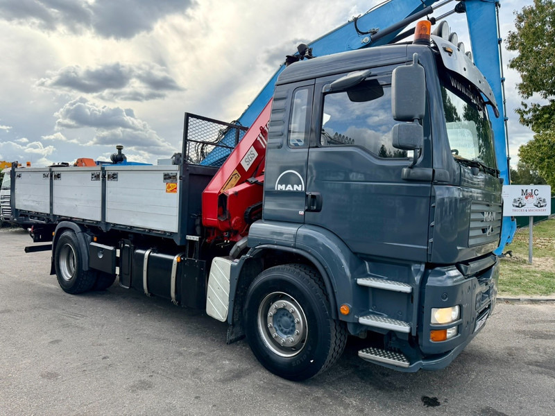 MAN TGA 18.350 4x2 TIPPER + CRANE HMF 1110 K2 + ROTATOR - STEEL SPRING / BLATT / BALLESTAS / LAMES - BE TRUCK - Kipper, Autokran: das Bild 3 MAN TGA 18.350 4x2 TIPPER + CRANE HMF 1110 K2 + ROTATOR - STEEL SPRING / BLATT / BALLESTAS / LAMES - BE TRUCK - Kipper, Autokran: das Bild 3