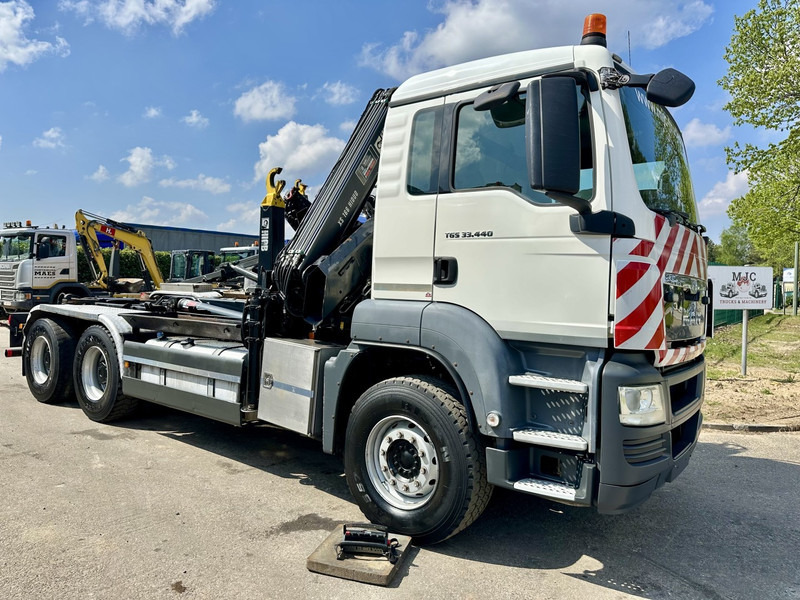 MAN TGS 33.440 6x4 BB HOOKLIFT + CRANE HIAB 166 E-3 HIDUO - RADIO - ROTATOR - EURO 5 - BE TRUCK - Abrollkipper, Autokran: das Bild 2 MAN TGS 33.440 6x4 BB HOOKLIFT + CRANE HIAB 166 E-3 HIDUO - RADIO - ROTATOR - EURO 5 - BE TRUCK - Abrollkipper, Autokran: das Bild 2