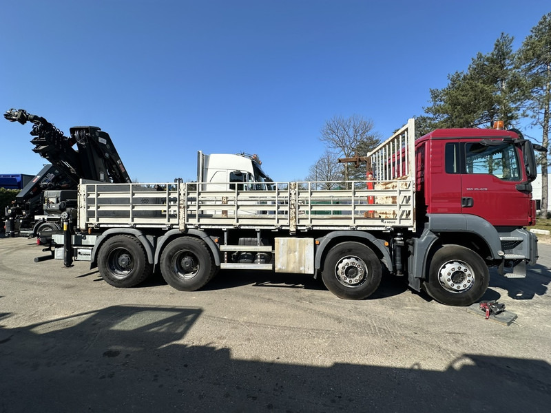 MAN TGS 35.420 8x4 + CRANE HIAB X-HIPRO 302 EP-5 - 192.000km - ROTATOR - 5/6 F - PLATFORM 6m55 - AIR SUSPENSION - TUV 06/2025 - TOP CONDITION - Pritsche LKW, Autokran: das Bild 4 MAN TGS 35.420 8x4 + CRANE HIAB X-HIPRO 302 EP-5 - 192.000km - ROTATOR - 5/6 F - PLATFORM 6m55 - AIR SUSPENSION - TUV 06/2025 - TOP CONDITION - Pritsche LKW, Autokran: das Bild 4