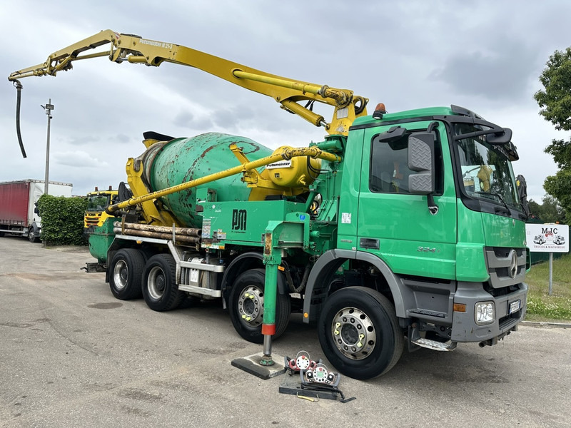Mercedes-Benz ACTROS 3241 8x4 PUMI PM M 21-3 (21m) Putzmeister - *238.000km* / 1586H - EPS - BLADVERING / NAAFREDUCTIE - Betonpumpe: das Bild 1 Mercedes-Benz ACTROS 3241 8x4 PUMI PM M 21-3 (21m) Putzmeister - *238.000km* / 1586H - EPS - BLADVERING / NAAFREDUCTIE - Betonpumpe: das Bild 1