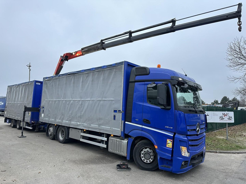 Mercedes-Benz Actros 2645 6x2 105m³ JUMBO + RETARDER + CRANE PALFINGER PK 19.001 SLD (4x) + RADIO - *FULL AIR* - FRIGO - EURO 6 - SAF AXLES - BELGIAN TRUCK - Autokran: das Bild 1 Mercedes-Benz Actros 2645 6x2 105m³ JUMBO + RETARDER + CRANE PALFINGER PK 19.001 SLD (4x) + RADIO - *FULL AIR* - FRIGO - EURO 6 - SAF AXLES - BELGIAN TRUCK - Autokran: das Bild 1