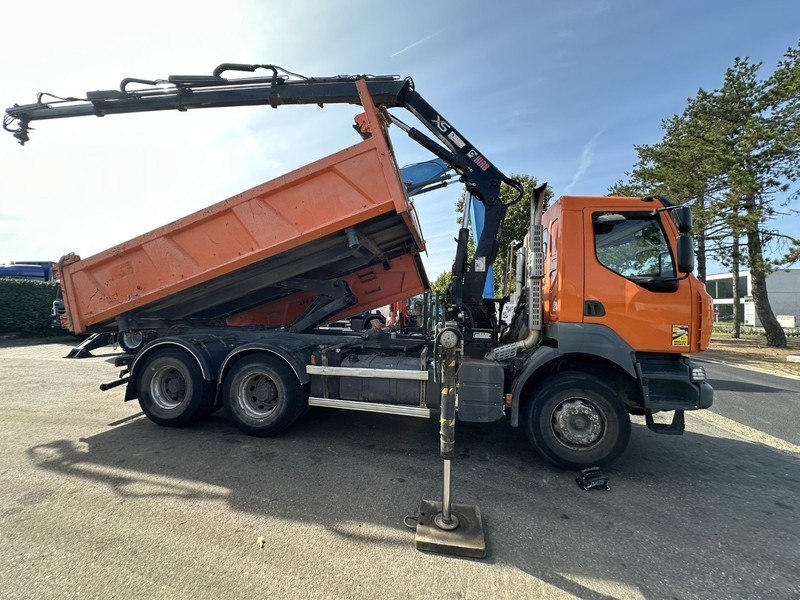 Renault KERAX 380 DXI 6x4 TIPPER + CRANE HIAB 144 B-3 - RADIO - *246.000km* - RETARDER - BORDMATIC - EURO 5 - Kipper, Autokran: das Bild 4 Renault KERAX 380 DXI 6x4 TIPPER + CRANE HIAB 144 B-3 - RADIO - *246.000km* - RETARDER - BORDMATIC - EURO 5 - Kipper, Autokran: das Bild 4