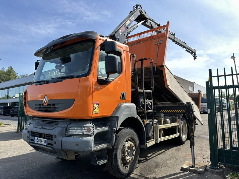 Renault KERAX 380 DXI 6x4 TIPPER + CRANE HIAB 144 B-3 - RADIO - *246.000km* - RETARDER - BORDMATIC - EURO 5 - Kipper, Autokran: das Bild 3 Renault KERAX 380 DXI 6x4 TIPPER + CRANE HIAB 144 B-3 - RADIO - *246.000km* - RETARDER - BORDMATIC - EURO 5 - Kipper, Autokran: das Bild 3