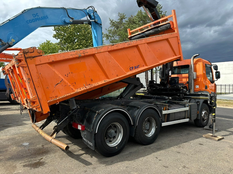 Renault KERAX 380 DXI 6x4 TIPPER + CRANE HIAB 144 B-3 - RADIO - *246.000km* - RETARDER - BORDMATIC - EURO 5 - Kipper, Autokran: das Bild 4 Renault KERAX 380 DXI 6x4 TIPPER + CRANE HIAB 144 B-3 - RADIO - *246.000km* - RETARDER - BORDMATIC - EURO 5 - Kipper, Autokran: das Bild 4