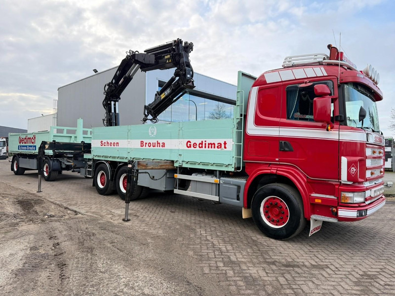 Scania 164L-480 V8 6x4 + CRANE HIAB 350-4 + JIB 90-4 - *TOP CONDITION* - ROTATOR - RADIO - RETARDER - STEEL SPRING / HUB REDUCTION - BE TRUCK - Autokran: das Bild 1 Scania 164L-480 V8 6x4 + CRANE HIAB 350-4 + JIB 90-4 - *TOP CONDITION* - ROTATOR - RADIO - RETARDER - STEEL SPRING / HUB REDUCTION - BE TRUCK - Autokran: das Bild 1