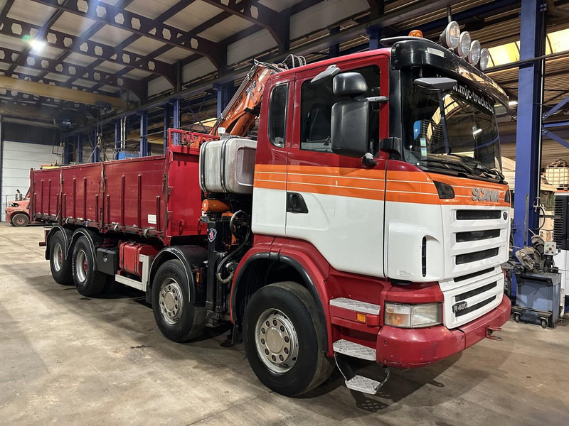 Scania G480 8x4 TIPPER + CRANE ATLAS 240.E4 + RADIO - STEEL SPRING / BIG AXLES - Kipper, Autokran: das Bild 1 Scania G480 8x4 TIPPER + CRANE ATLAS 240.E4 + RADIO - STEEL SPRING / BIG AXLES - Kipper, Autokran: das Bild 1