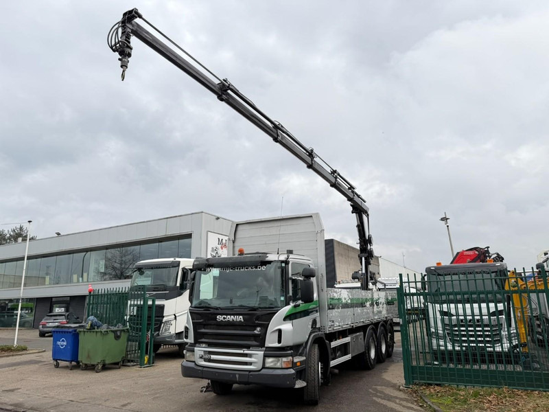 Scania P380 8x4 TRIDEM + CRANE HIAB 166 ES-5 HIPRO - ROTATOR + RADIO - 7m60 PLATFORM - MANUAL - LIFT + STEERING AXLE - Autokran: das Bild 5 Scania P380 8x4 TRIDEM + CRANE HIAB 166 ES-5 HIPRO - ROTATOR + RADIO - 7m60 PLATFORM - MANUAL - LIFT + STEERING AXLE - Autokran: das Bild 5
