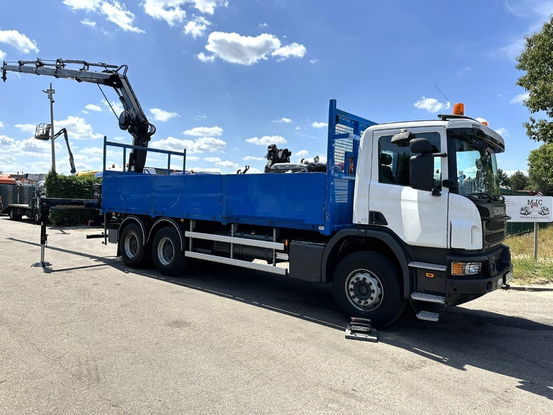 Scania P410 6x4 + CRANE HIAB 166 ES-4 - RETARDER - ROTATOR - PLATFORM 6m80 - BIG AXLES HUB REDUCTION - STEEL SPRING - Autokran: das Bild 2 Scania P410 6x4 + CRANE HIAB 166 ES-4 - RETARDER - ROTATOR - PLATFORM 6m80 - BIG AXLES HUB REDUCTION - STEEL SPRING - Autokran: das Bild 2