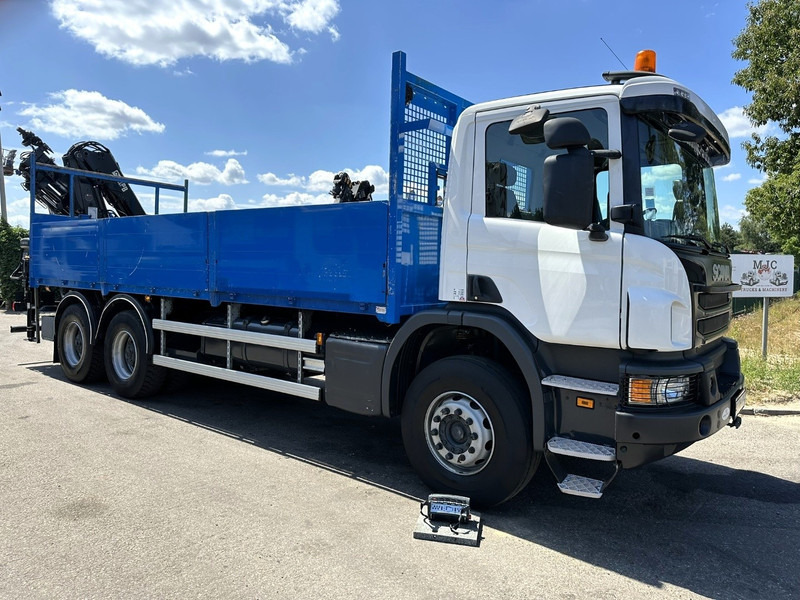 Scania P410 6x4 PRITSCHE + KRAN HIAB 166 ES-4 - RETARDER - ROTATOR - PLATFORM 6m80 - BIG AXLES HUB REDUCTION - STEEL SPRING - Pritsche LKW, Autokran: das Bild 1 Scania P410 6x4 PRITSCHE + KRAN HIAB 166 ES-4 - RETARDER - ROTATOR - PLATFORM 6m80 - BIG AXLES HUB REDUCTION - STEEL SPRING - Pritsche LKW, Autokran: das Bild 1