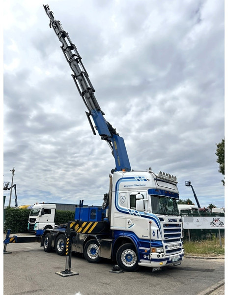 Scania R500 8x2 + CRANE 100Tm! PALFINGER PK100002 G 8x + 1 ME - RETARDER - ALCOA DURA BRIGHT - LIFT + STEERING - 5/6 HYDR F - TÜV 05/2026 - TOP CONDITION - Autokran: das Bild 5 Scania R500 8x2 + CRANE 100Tm! PALFINGER PK100002 G 8x + 1 ME - RETARDER - ALCOA DURA BRIGHT - LIFT + STEERING - 5/6 HYDR F - TÜV 05/2026 - TOP CONDITION - Autokran: das Bild 5