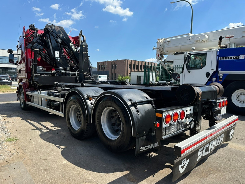 Scania R580 6X2 V8 HOOKLIFT + CRANE HIAB 211 E-4 HIPRO - ROTATOR - RETARDER - ALCOA ALU - RADIO - NL TRUCK - Abrollkipper, Autokran: das Bild 5 Scania R580 6X2 V8 HOOKLIFT + CRANE HIAB 211 E-4 HIPRO - ROTATOR - RETARDER - ALCOA ALU - RADIO - NL TRUCK - Abrollkipper, Autokran: das Bild 5