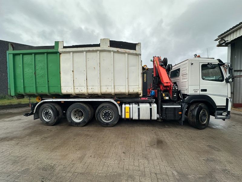 Volvo FM 420 8x2 HOOKLIFT + CRANE PALFINGER PK19.001 SLD B - *294.000km* - EURO 6 - LIFT + STEERING AXLE - I SHIFT - Abrollkipper, Autokran: das Bild 3 Volvo FM 420 8x2 HOOKLIFT + CRANE PALFINGER PK19.001 SLD B - *294.000km* - EURO 6 - LIFT + STEERING AXLE - I SHIFT - Abrollkipper, Autokran: das Bild 3