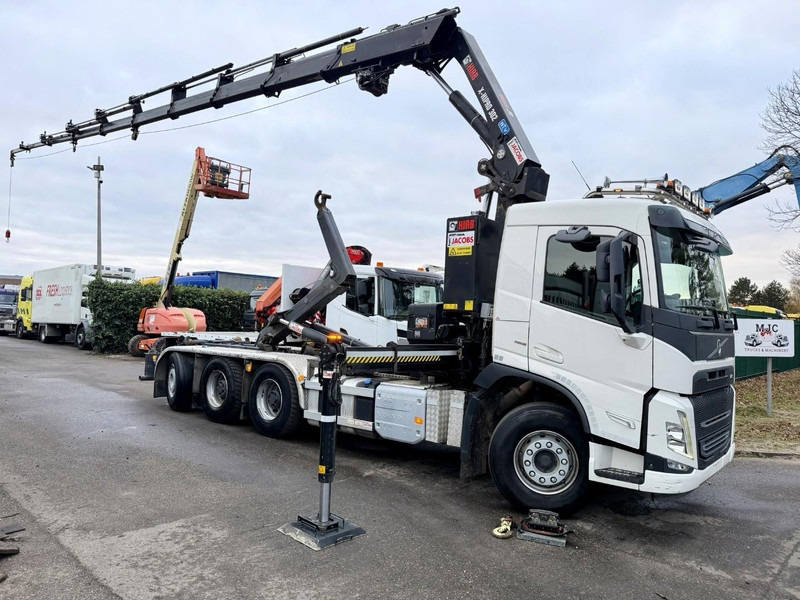 Volvo FM 500 8X4 TRIDEM HOOKLIFT + (25m!) CRANE HIAB 302 E-8x + 1 ME + WINCH - *127.000km* - *1976h crane hours* - TOP CONDITION - BE TRUCK - Abrollkipper, Autokran: das Bild 1 Volvo FM 500 8X4 TRIDEM HOOKLIFT + (25m!) CRANE HIAB 302 E-8x + 1 ME + WINCH - *127.000km* - *1976h crane hours* - TOP CONDITION - BE TRUCK - Abrollkipper, Autokran: das Bild 1