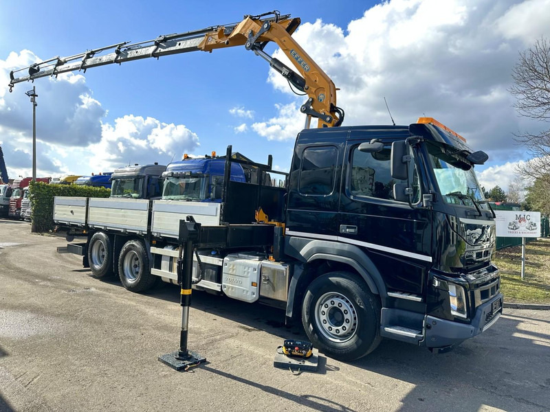 Volvo FMX 370 6x2 PRITSCHE 6M35 + KRAN EFFER 215/6S -*127.000km* - LIFT AXLE - DOUBLE WHEELS - I SHIFT - EURO 6 - BE PAPERS - Pritsche LKW, Autokran: das Bild 2 Volvo FMX 370 6x2 PRITSCHE 6M35 + KRAN EFFER 215/6S -*127.000km* - LIFT AXLE - DOUBLE WHEELS - I SHIFT - EURO 6 - BE PAPERS - Pritsche LKW, Autokran: das Bild 2