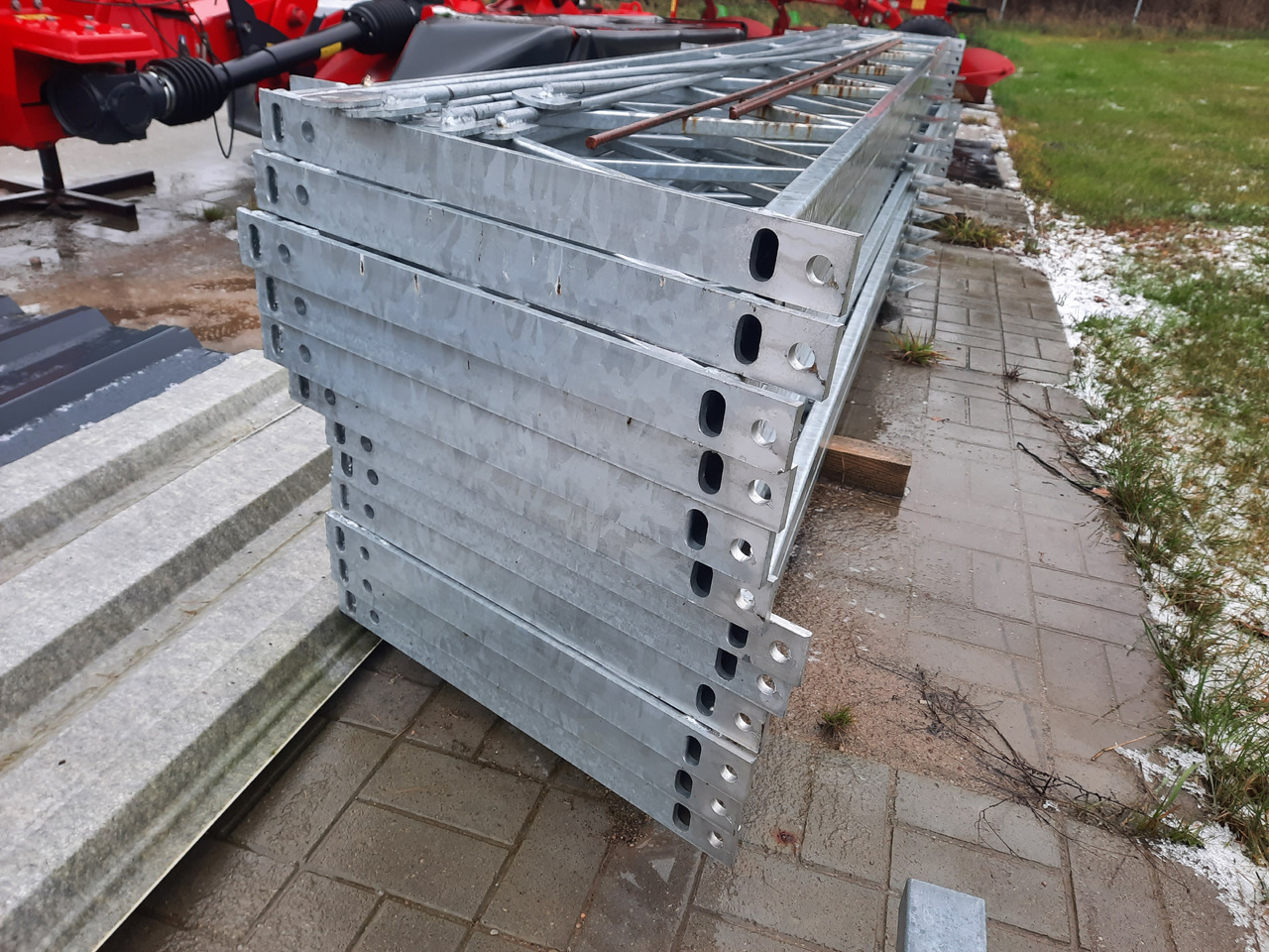 Baugeräte Konstrukcja hali / wiaty stalowej 8 m x 5 m (40 m2) ocynkowana NOWA: das Bild 1