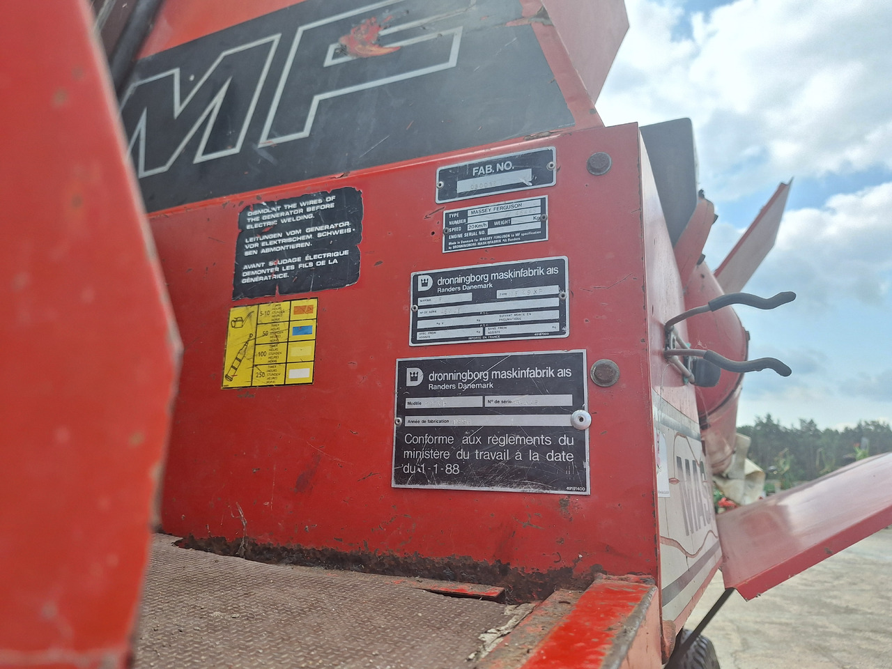 Mähdrescher Massey Ferguson 29XP: das Bild 6