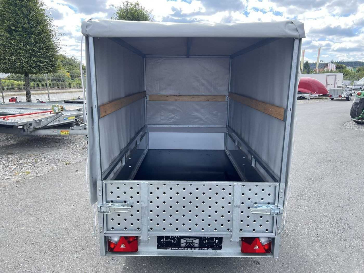 PKW Anhänger SARIS McAlu Pro DV75 mit Plane Kastenanhänger ungebrem: das Bild 10