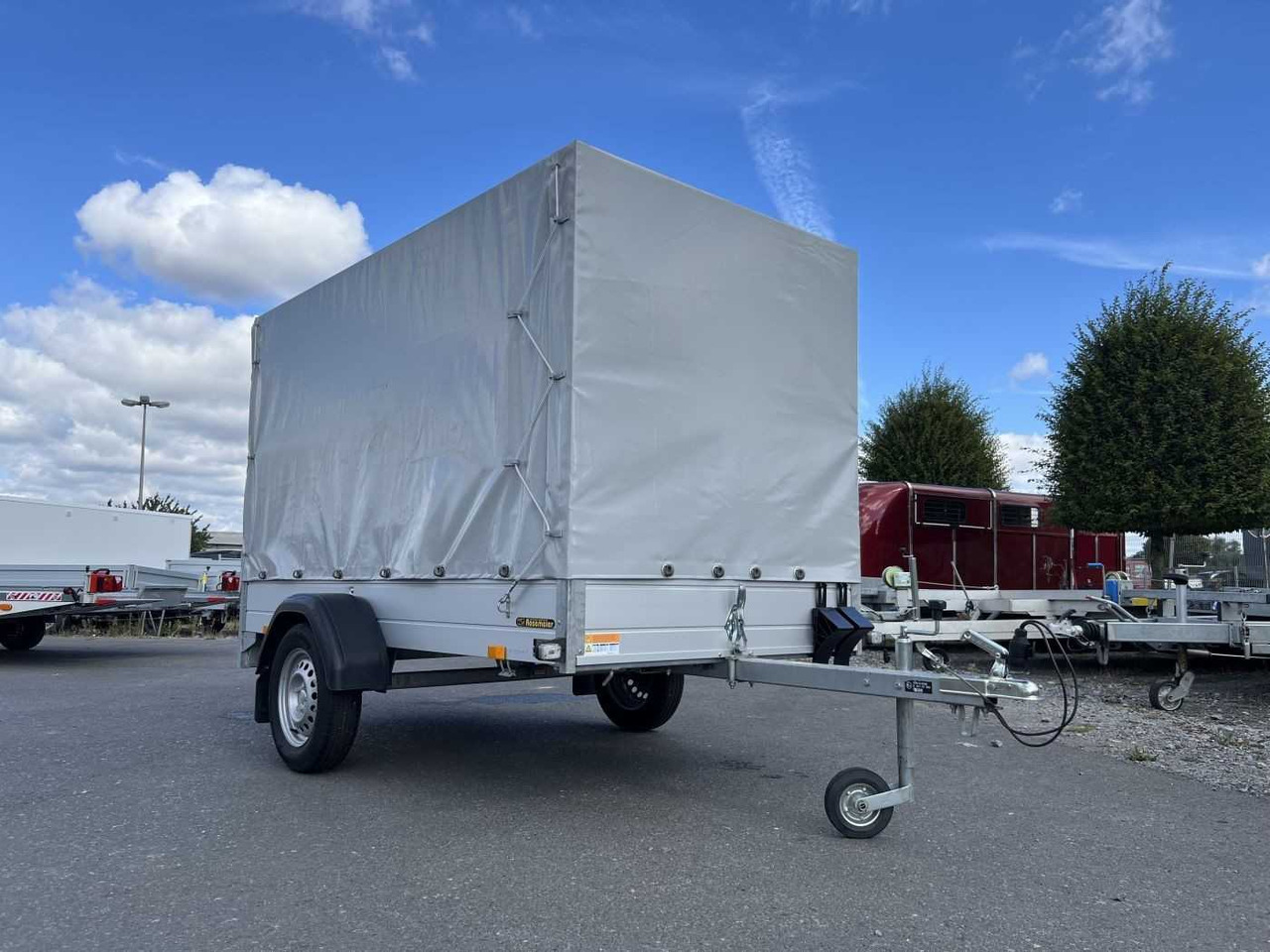PKW Anhänger SARIS McAlu Pro DV75 mit Plane Kastenanhänger ungebrem: das Bild 27