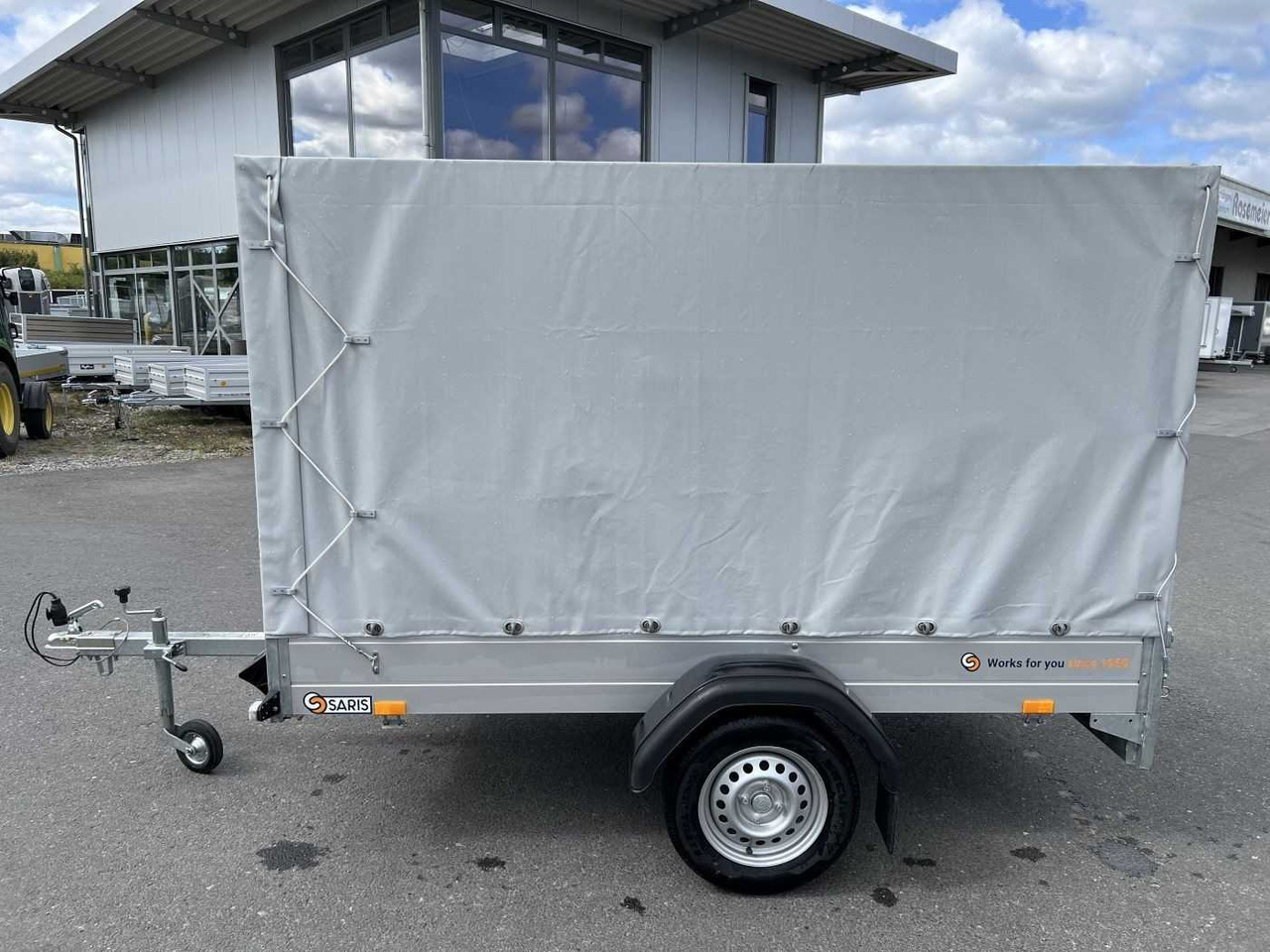PKW Anhänger SARIS McAlu Pro DV75 mit Plane Kastenanhänger ungebrem: das Bild 6