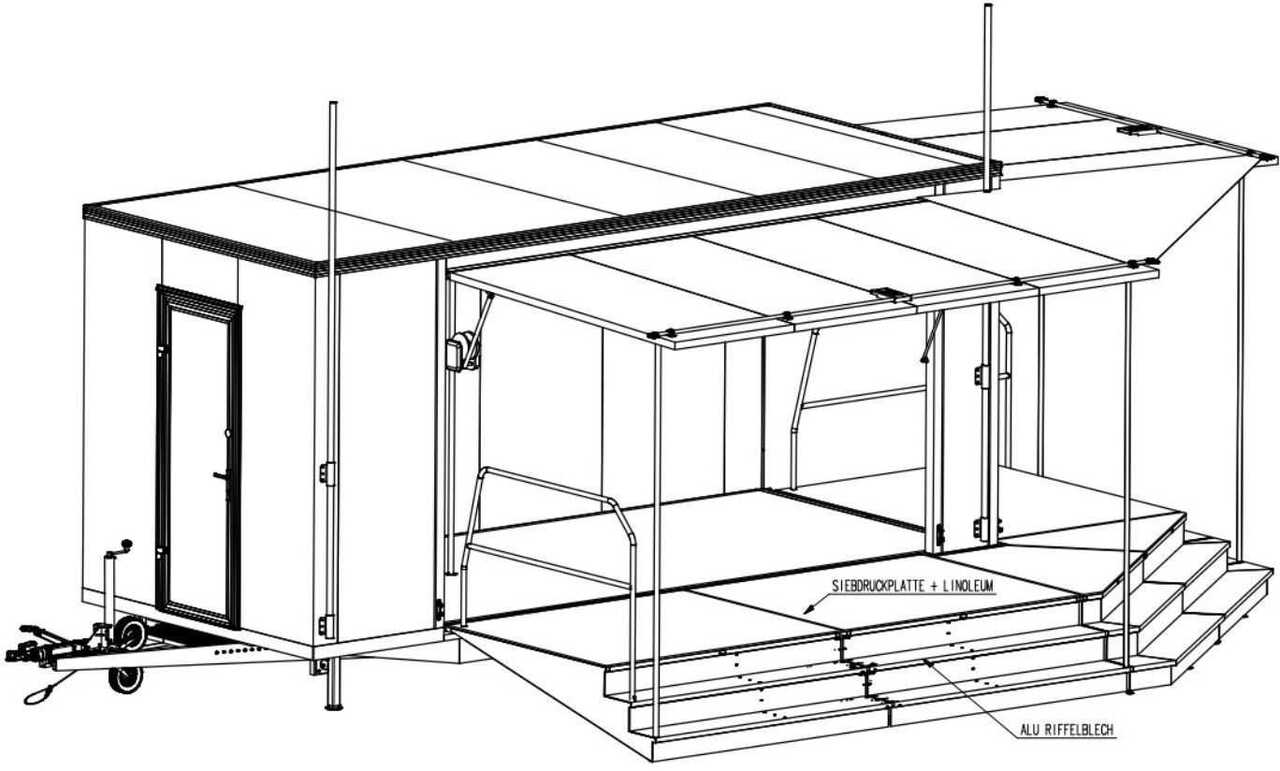 VEZEKO HK F 30.6 SP Treppe+Podest Promotion Verkauf - Verkaufsanhänger: das Bild 2 VEZEKO HK F 30.6 SP Treppe+Podest Promotion Verkauf - Verkaufsanhänger: das Bild 2