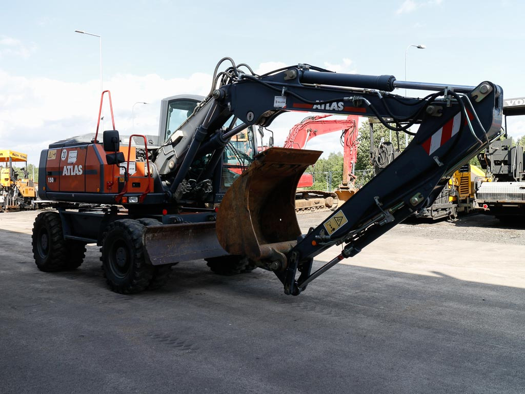 ATLAS 150W - Mobilbagger: das Bild 4 ATLAS 150W - Mobilbagger: das Bild 4