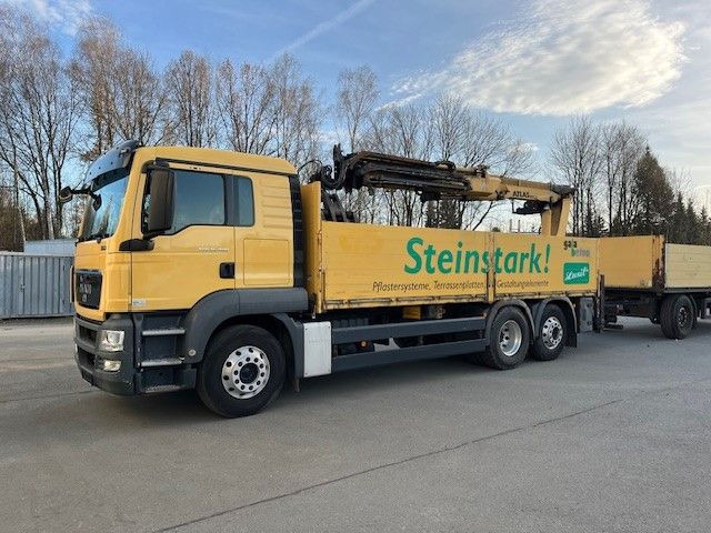 MAN TGS 26.400 Baustoff LKW mit Ladekran Atlas 210.2 MAN TGS 26.400 Baustoff LKW mit Ladekran Atlas 210.2 - Pritsche LKW, Autokran: das Bild 2 MAN TGS 26.400 Baustoff LKW mit Ladekran Atlas 210.2 MAN TGS 26.400 Baustoff LKW mit Ladekran Atlas 210.2 - Pritsche LKW, Autokran: das Bild 2