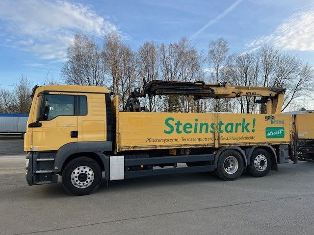 MAN TGS 26.400 Baustoff LKW mit Ladekran Atlas 210.2 MAN TGS 26.400 Baustoff LKW mit Ladekran Atlas 210.2 - Autokran, Pritsche LKW: das Bild 3 MAN TGS 26.400 Baustoff LKW mit Ladekran Atlas 210.2 MAN TGS 26.400 Baustoff LKW mit Ladekran Atlas 210.2 - Autokran, Pritsche LKW: das Bild 3