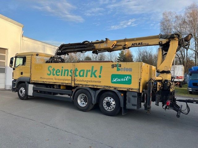 MAN TGS 26.400 Baustoff LKW mit Ladekran Atlas 210.2 MAN TGS 26.400 Baustoff LKW mit Ladekran Atlas 210.2 - Pritsche LKW, Autokran: das Bild 4 MAN TGS 26.400 Baustoff LKW mit Ladekran Atlas 210.2 MAN TGS 26.400 Baustoff LKW mit Ladekran Atlas 210.2 - Pritsche LKW, Autokran: das Bild 4