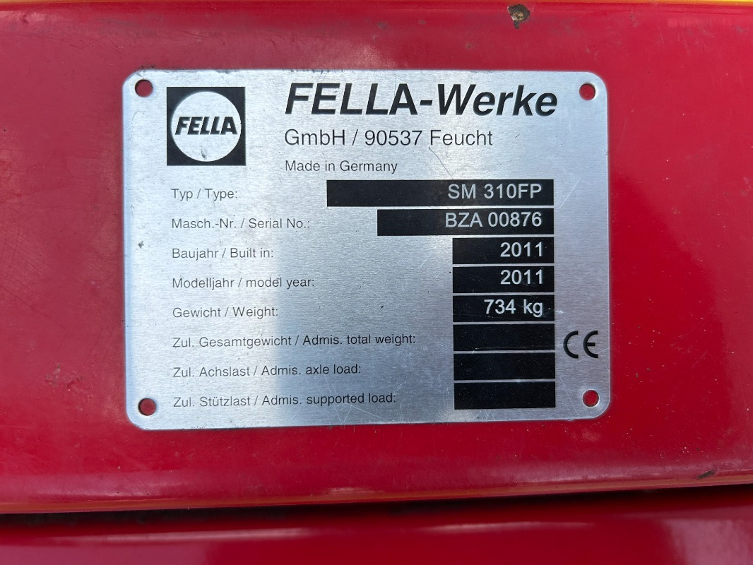 Fella SM 310 FP - Mähwerk: das Bild 4 Fella SM 310 FP - Mähwerk: das Bild 4