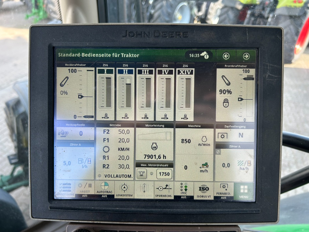 Traktor John Deere 6195R: das Bild 12