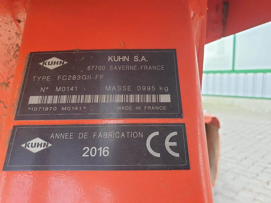 Kuhn FC 283 G-II FF LIFTCONTROL - Mähwerk: das Bild 2 Kuhn FC 283 G-II FF LIFTCONTROL - Mähwerk: das Bild 2