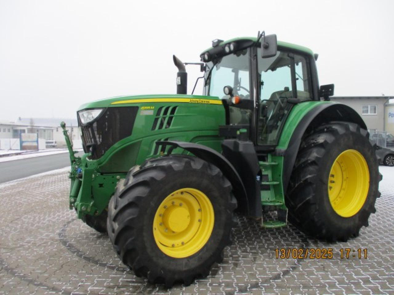 John Deere 6195 M mit SF3000 - Traktor: das Bild 1 John Deere 6195 M mit SF3000 - Traktor: das Bild 1