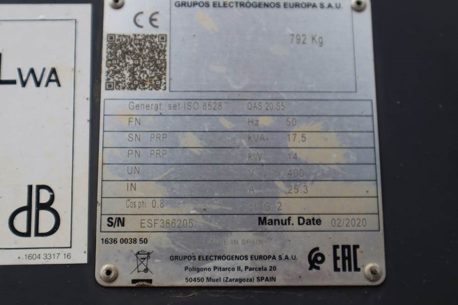 Atlas Copco QAS 20 S5 Valid inspection, *Guarantee! Diesel, 17 - Stromgenerator: das Bild 3 Atlas Copco QAS 20 S5 Valid inspection, *Guarantee! Diesel, 17 - Stromgenerator: das Bild 3