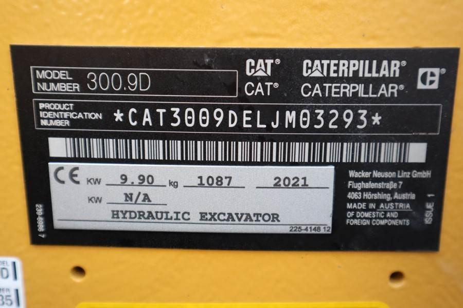 Minibagger CAT 300.9D NEW, Valid inspection, *Guarantee! Hydr Qui: das Bild 6