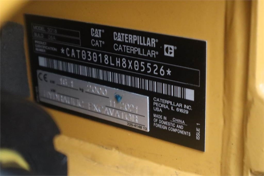 Minibagger CAT 301.8 NEW, Valid inspection, *Guarantee! Hydr Quic: das Bild 6