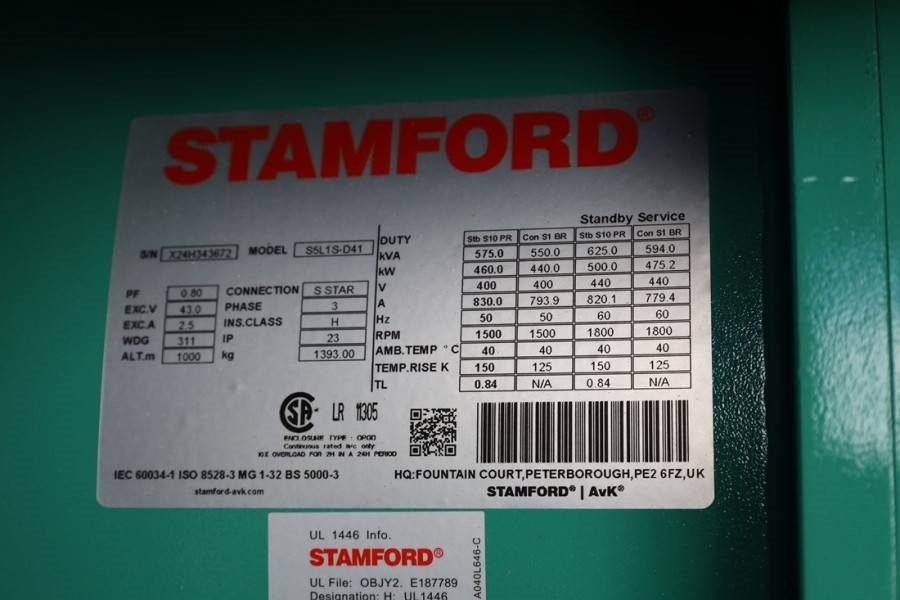 Stromgenerator Cummins C550D5Q Declaration of Conformity, Diesel, 550kVA,: das Bild 6