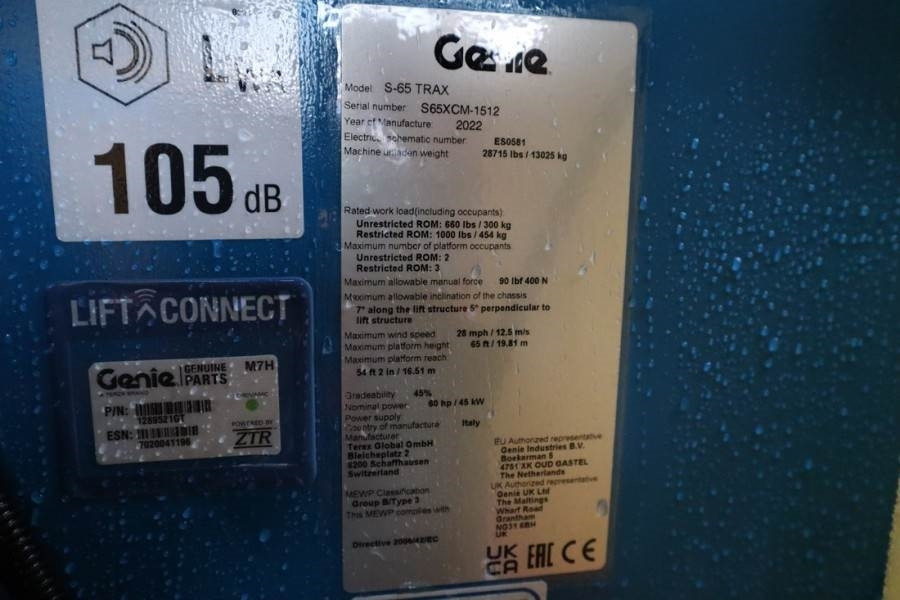 Genie S65XC Trax Valid inspection, *Guarantee! Diesel, 4 - Teleskopbühne: das Bild 3 Genie S65XC Trax Valid inspection, *Guarantee! Diesel, 4 - Teleskopbühne: das Bild 3