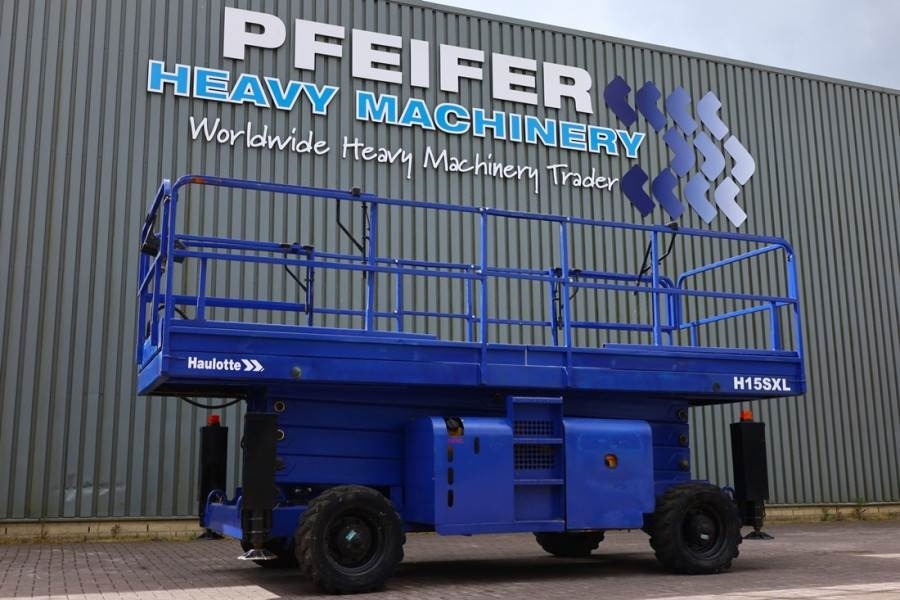 Haulotte H15SXL Diesel, 4x4 Drive, 15m Working Height, 500k - Scherenbühne: das Bild 1 Haulotte H15SXL Diesel, 4x4 Drive, 15m Working Height, 500k - Scherenbühne: das Bild 1