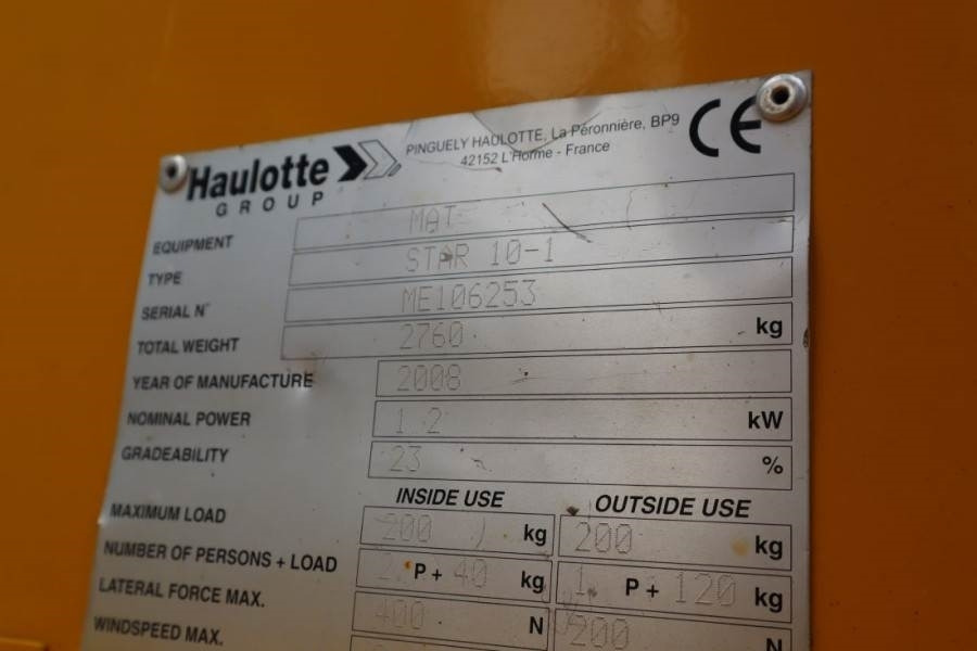Gelenkarmbühne Haulotte STAR 10 Electric, 10m Working Height, 3m Reach, 20: das Bild 6