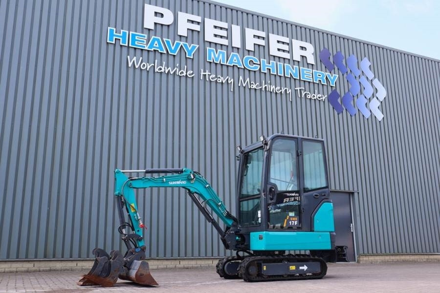 Minibagger Sunward SWE17F CE certification, Diesel, Extendable Underc: das Bild 1