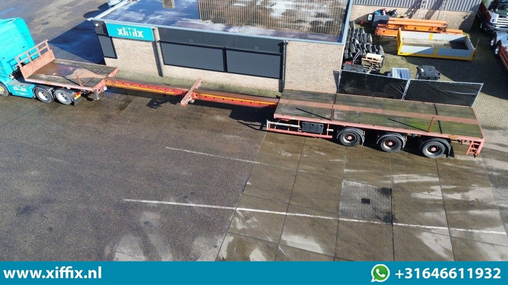 Broshuis 3-ass. Vlakke dubbel 2x uitschuifbare oplegger - Pritschenauflieger/ Plattformauflieger: das Bild 2 Broshuis 3-ass. Vlakke dubbel 2x uitschuifbare oplegger - Pritschenauflieger/ Plattformauflieger: das Bild 2